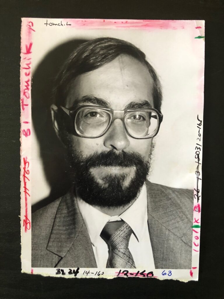 Dr. Robert Tomchik in an Elkhart Truth photo from July 1988.