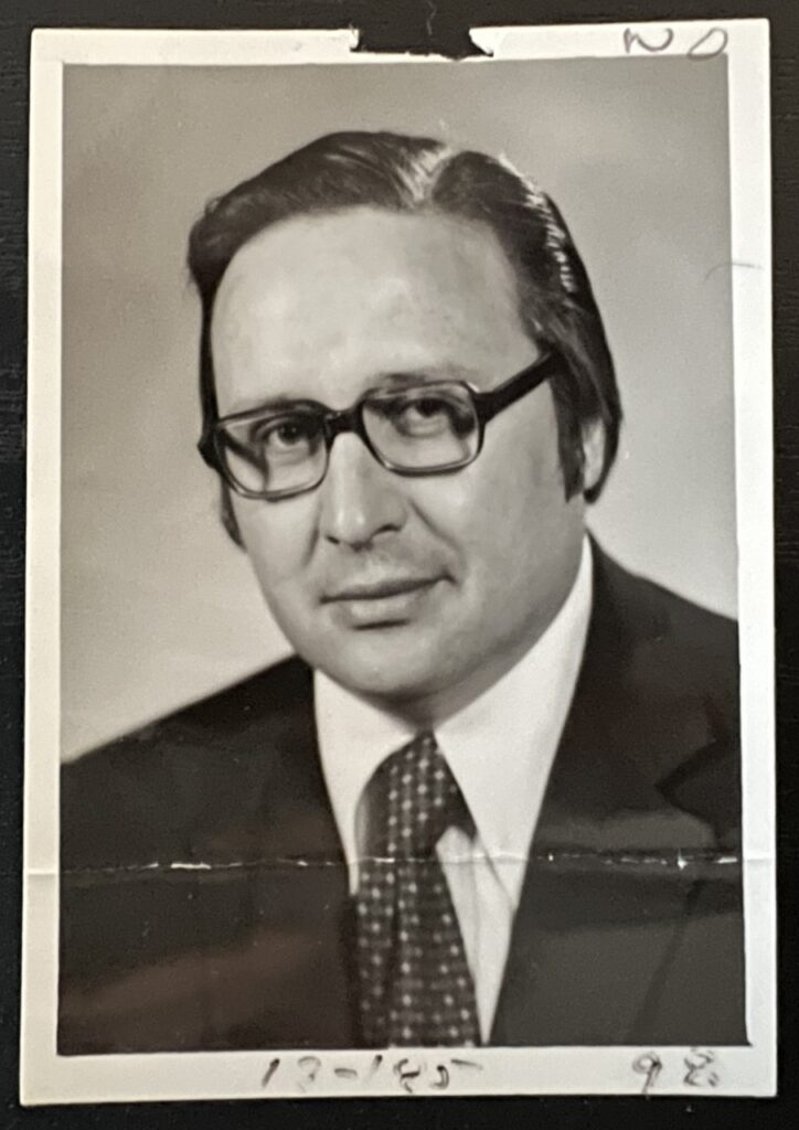 David Redding as a candidate in 1976