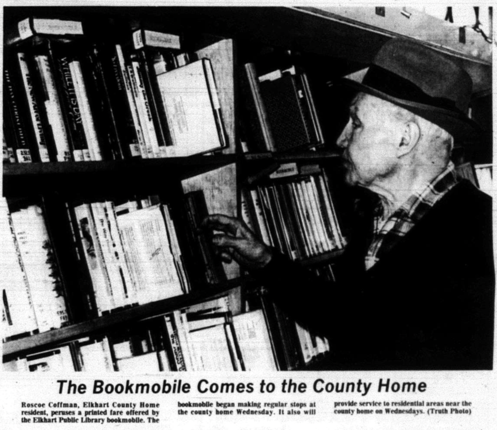 Bookmobile service extended to Concord Township in the 1970s.