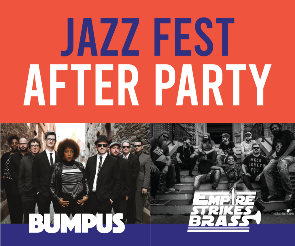 This year's Jazz Fest Afterparties feature Bumpus and Empire Strikes Brass.