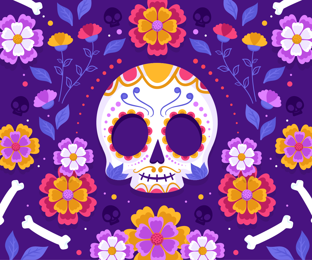 Pinta una Calavera (Paint a Skull) - Elkhart Public Library